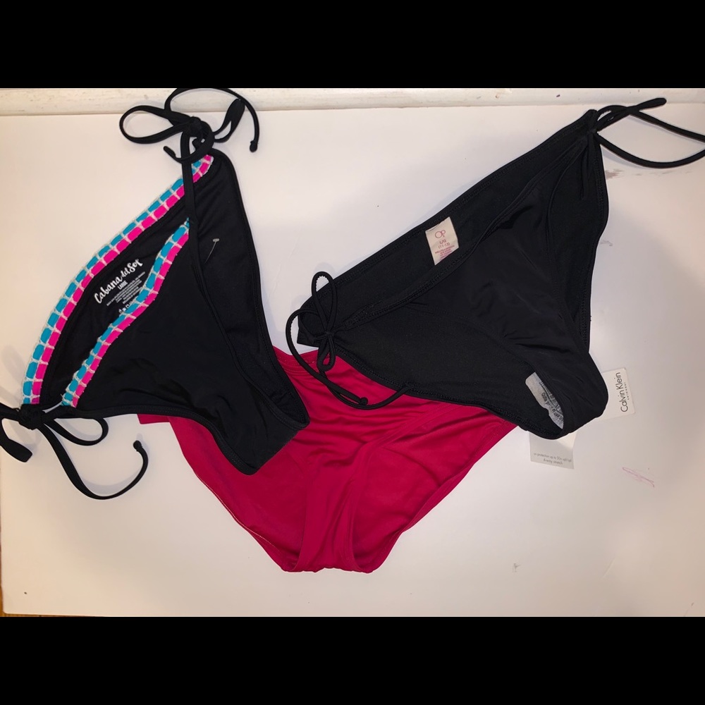 Size large 3 bikini bottoms for $30